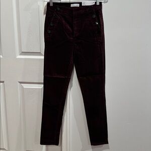 Final Sale 🔥Mariner Skinny Pants in Velvet Size 26